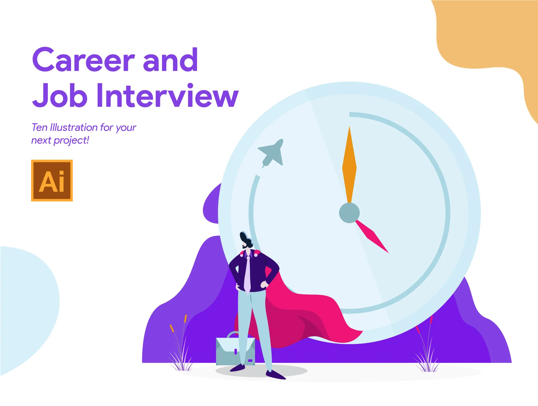Career and Job Interview Illustration