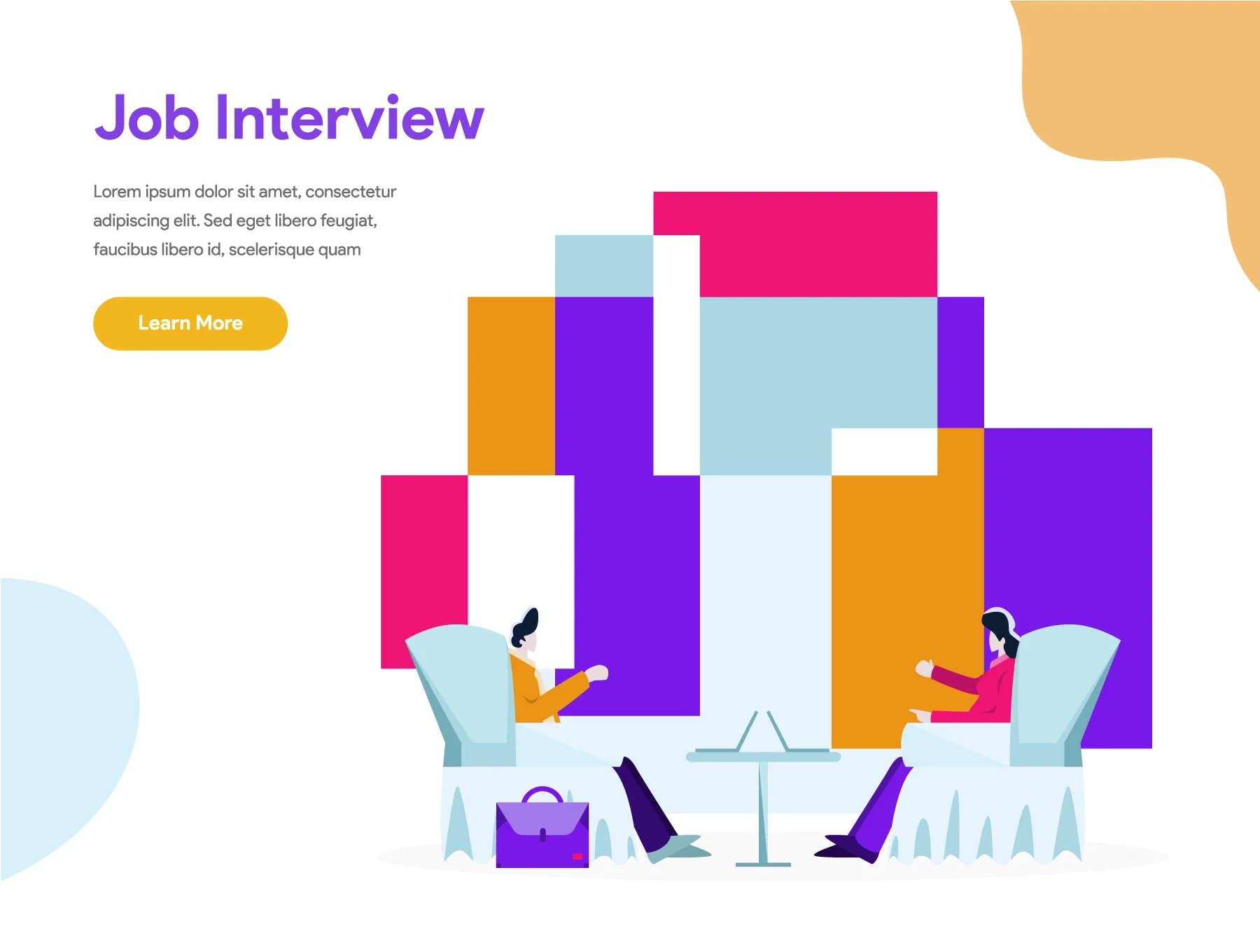 Career and Job Interview Illustration 4