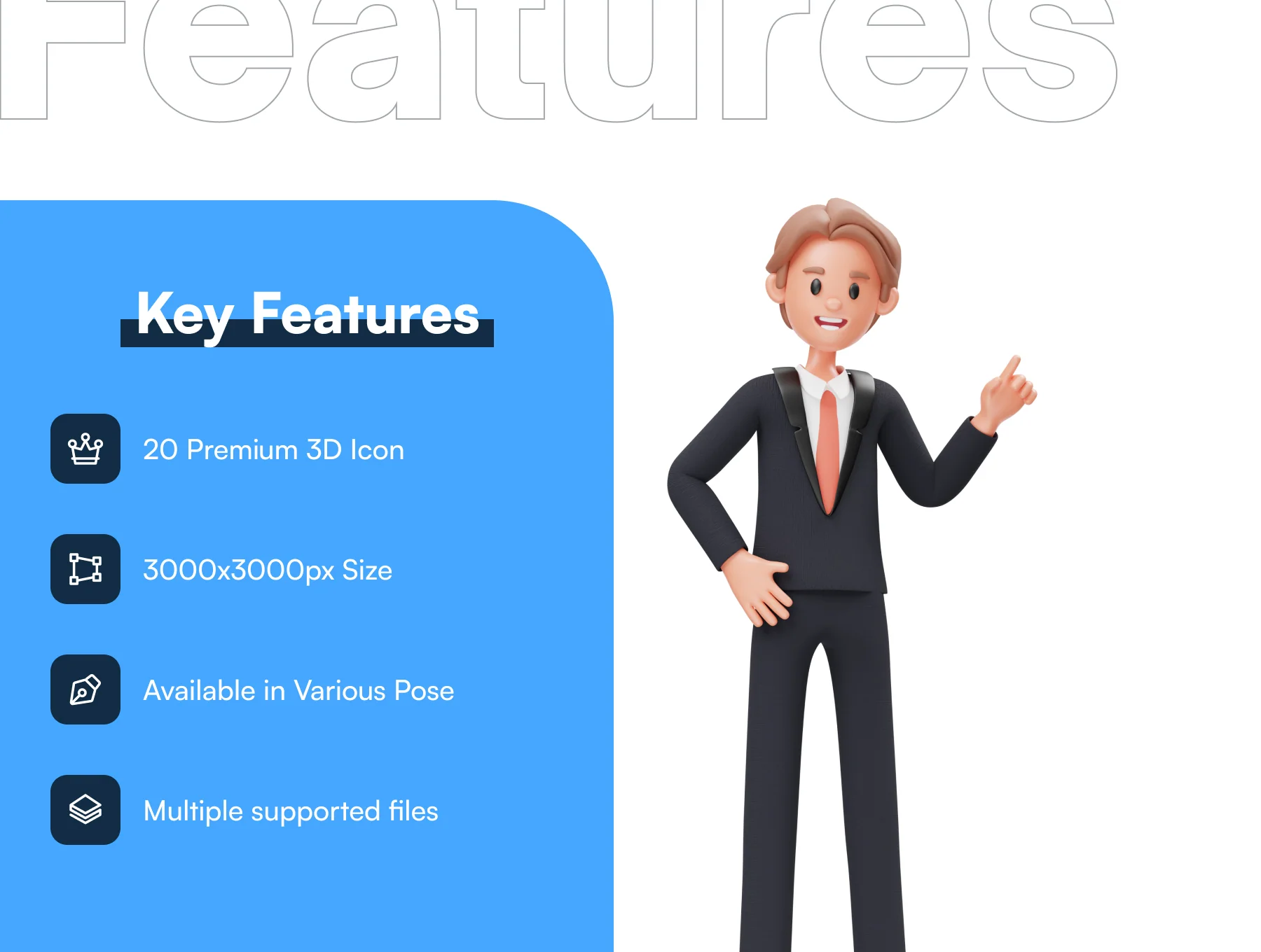Career Man 3D Character 2