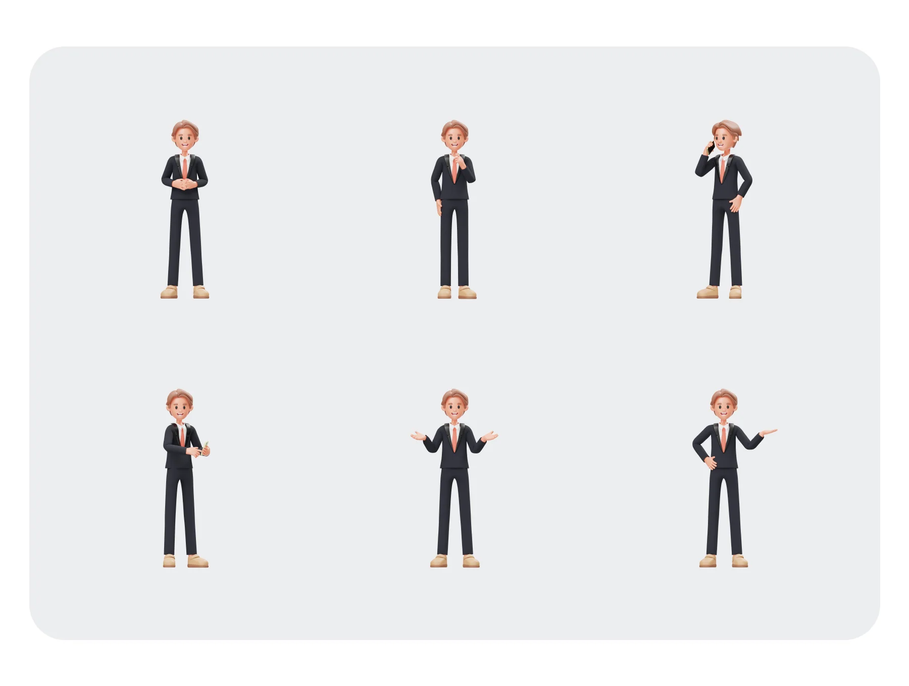 Career Man 3D Character 5