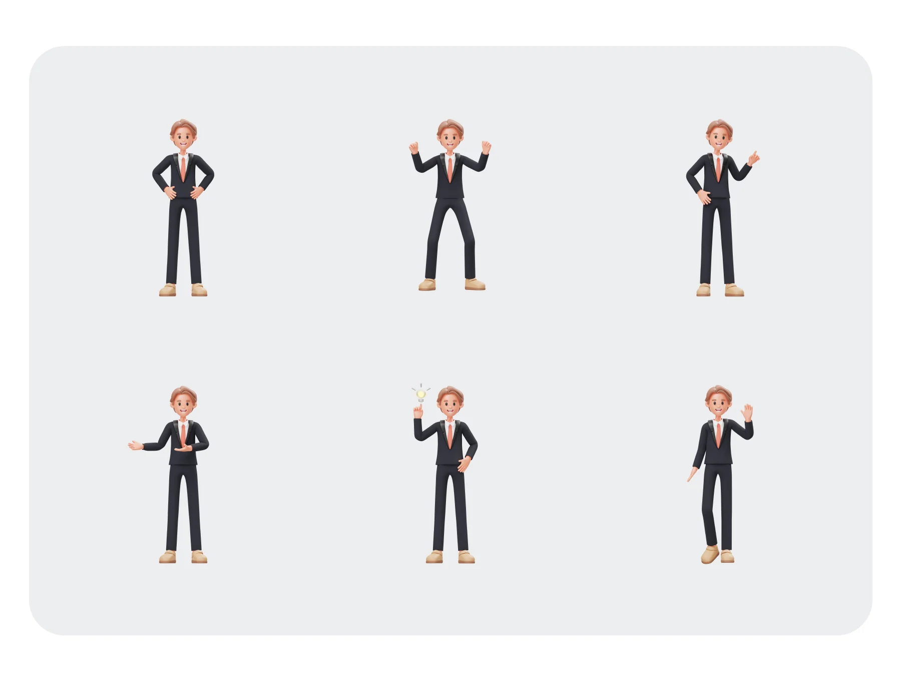 Career Man 3D Character 6