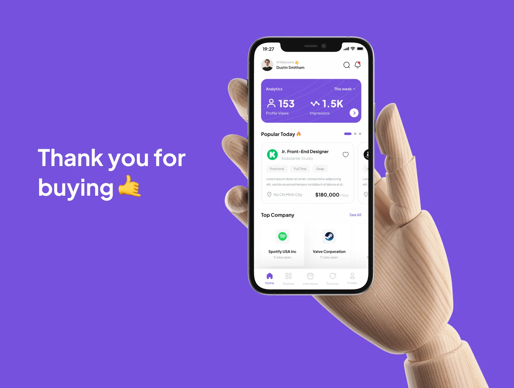 CareerHive - Job Finder Premium UI KIts App 6