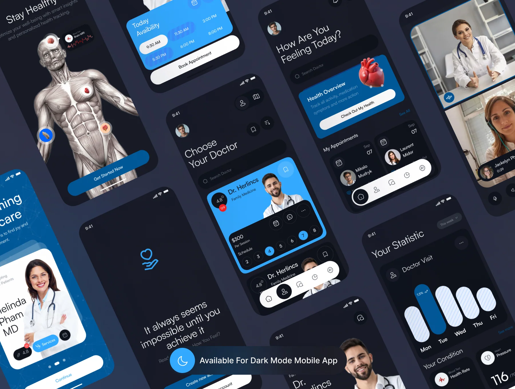 CarelQ: Health Care App UI Kit 6
