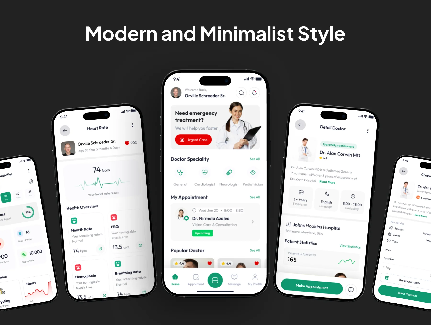 Carely - Medical & Tracking Health App IOS UI Kits 4