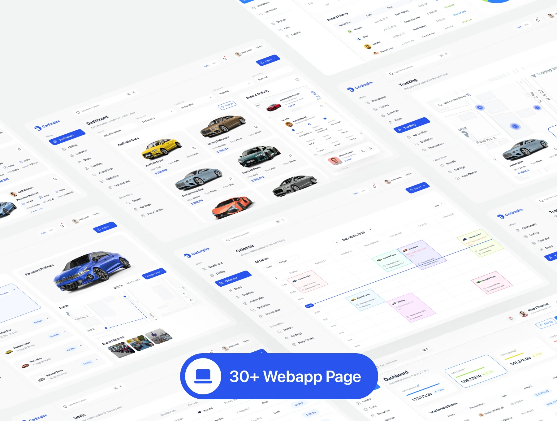 CarEmpire - Car Dealer WebApp Dashboard Ui Kit 3