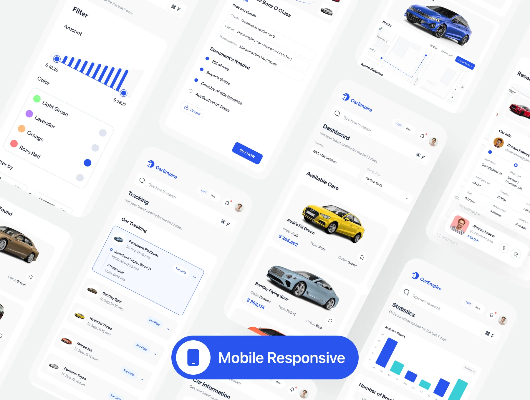 CarEmpire - Car Dealer WebApp Dashboard Ui Kit 5