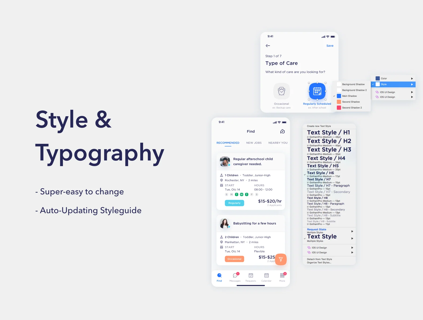 Caren - For Caregiver iOS UI Kit 3