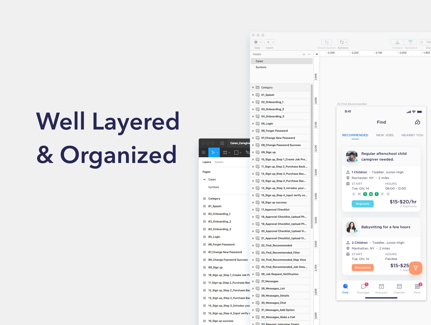 Caren - For Caregiver iOS UI Kit 4