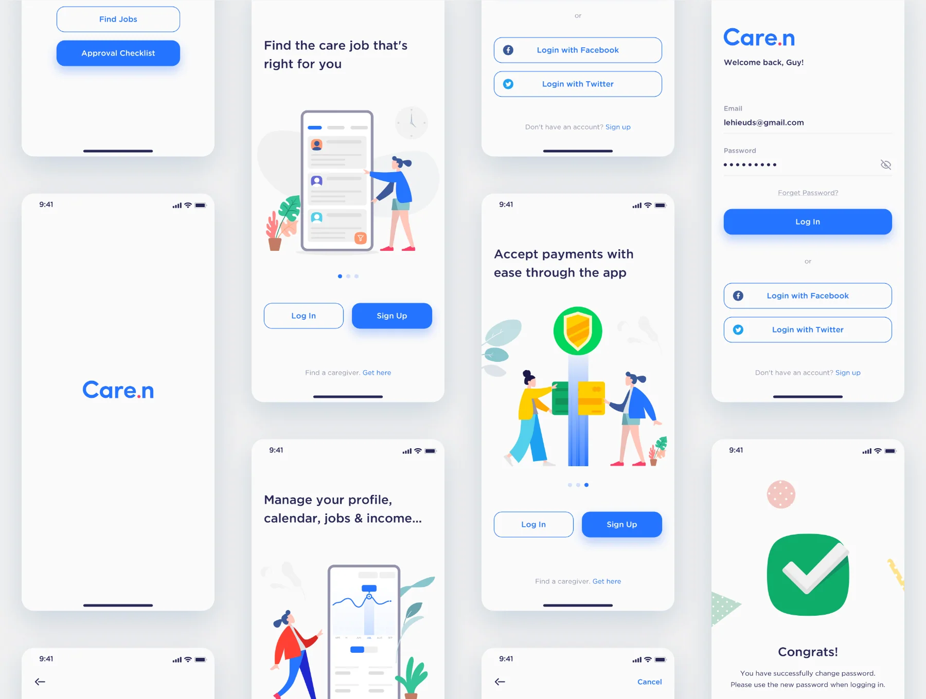Caren - For Caregiver iOS UI Kit 5