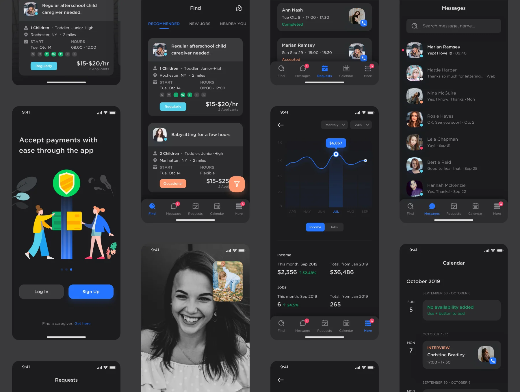 Caren - For Caregiver iOS UI Kit 8