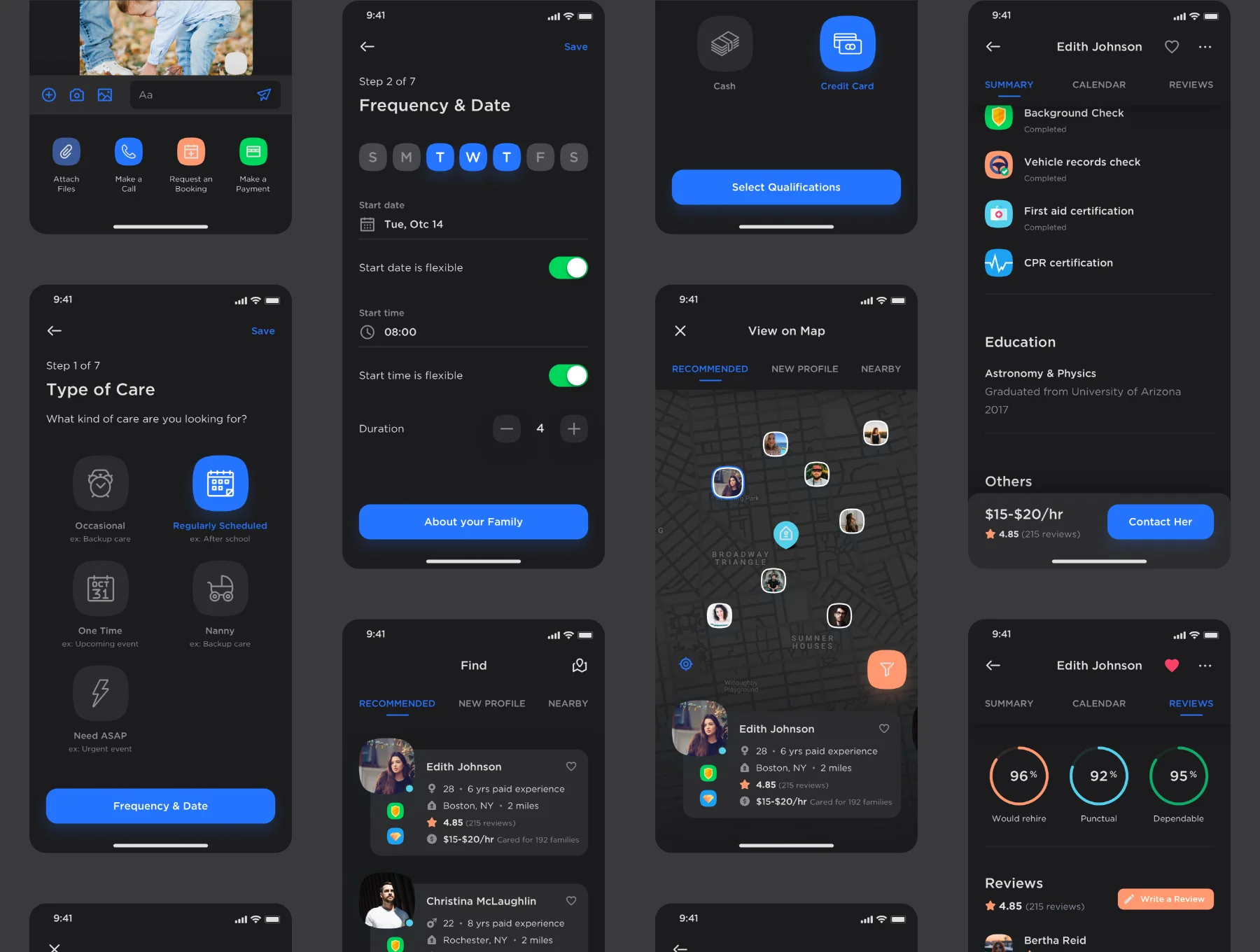 Caren - For Family iOS UI Kit 10
