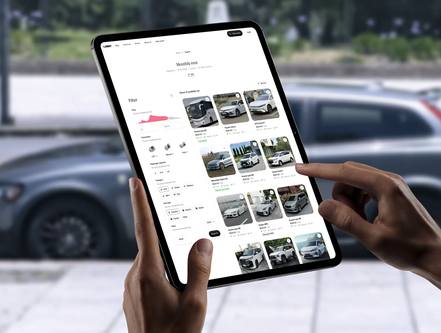 Carent - Car Rental UI Kit 5