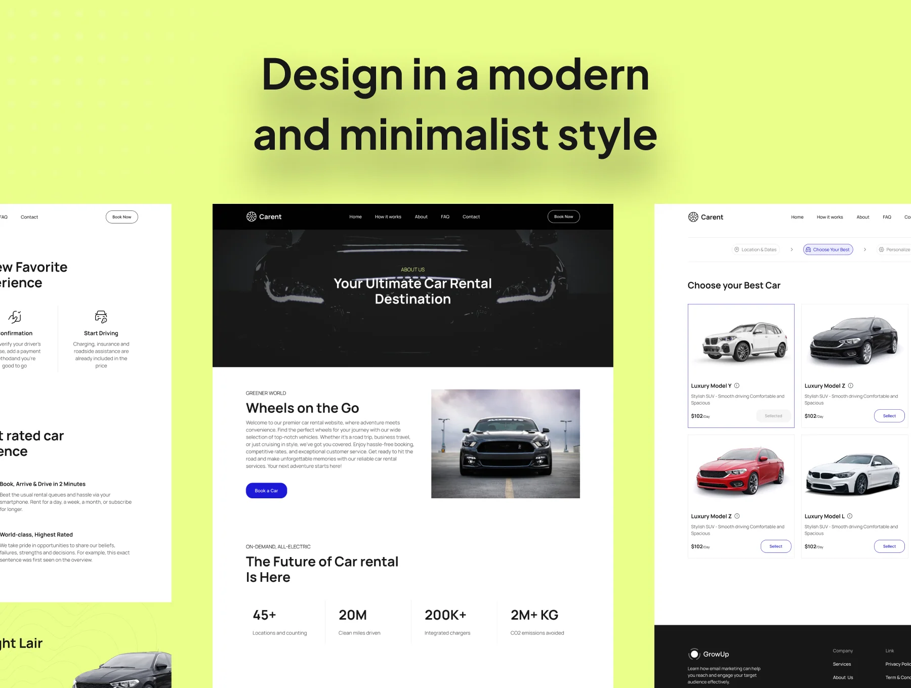 Carent - Car Rental Web Templates 2