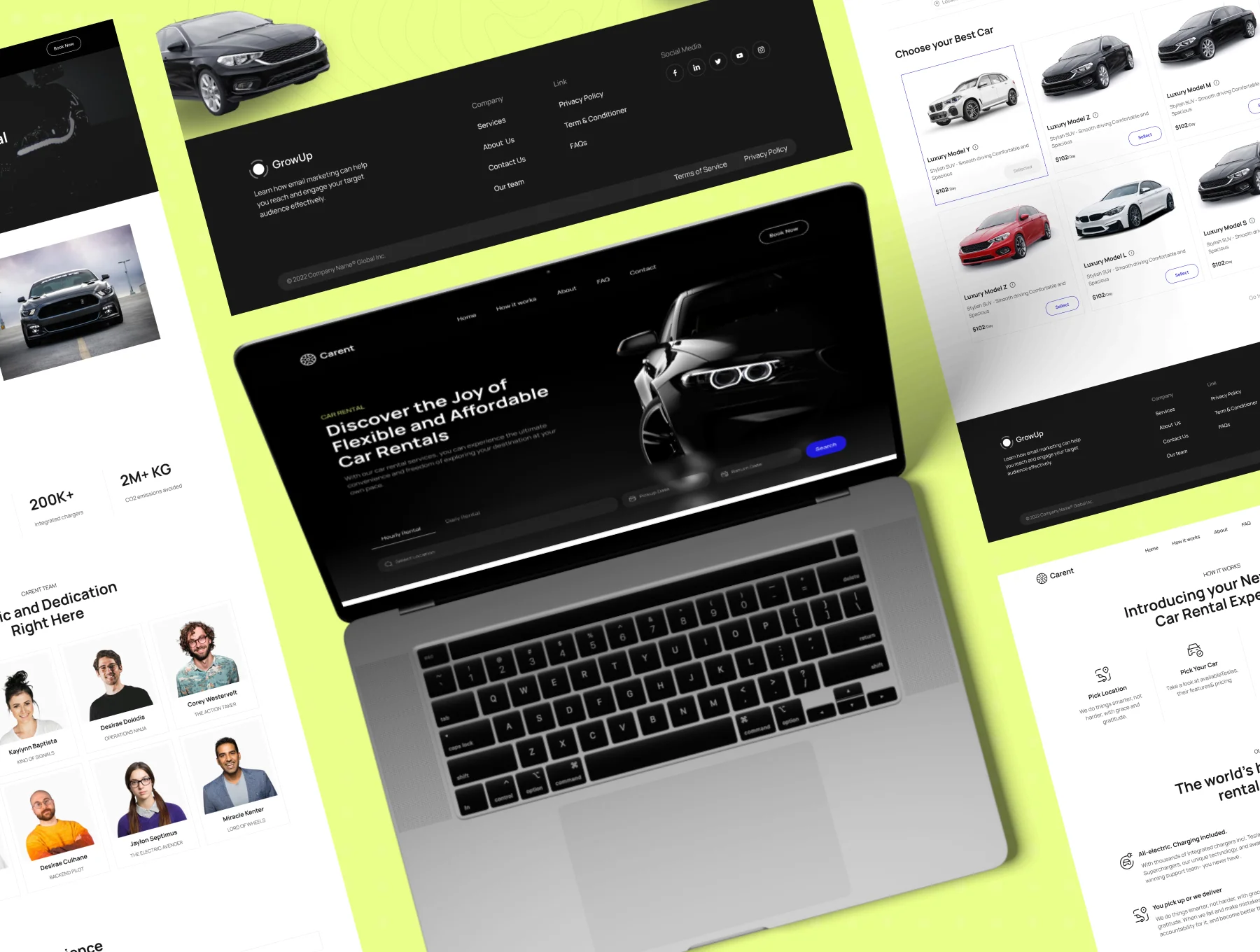 Carent - Car Rental Web Templates 6