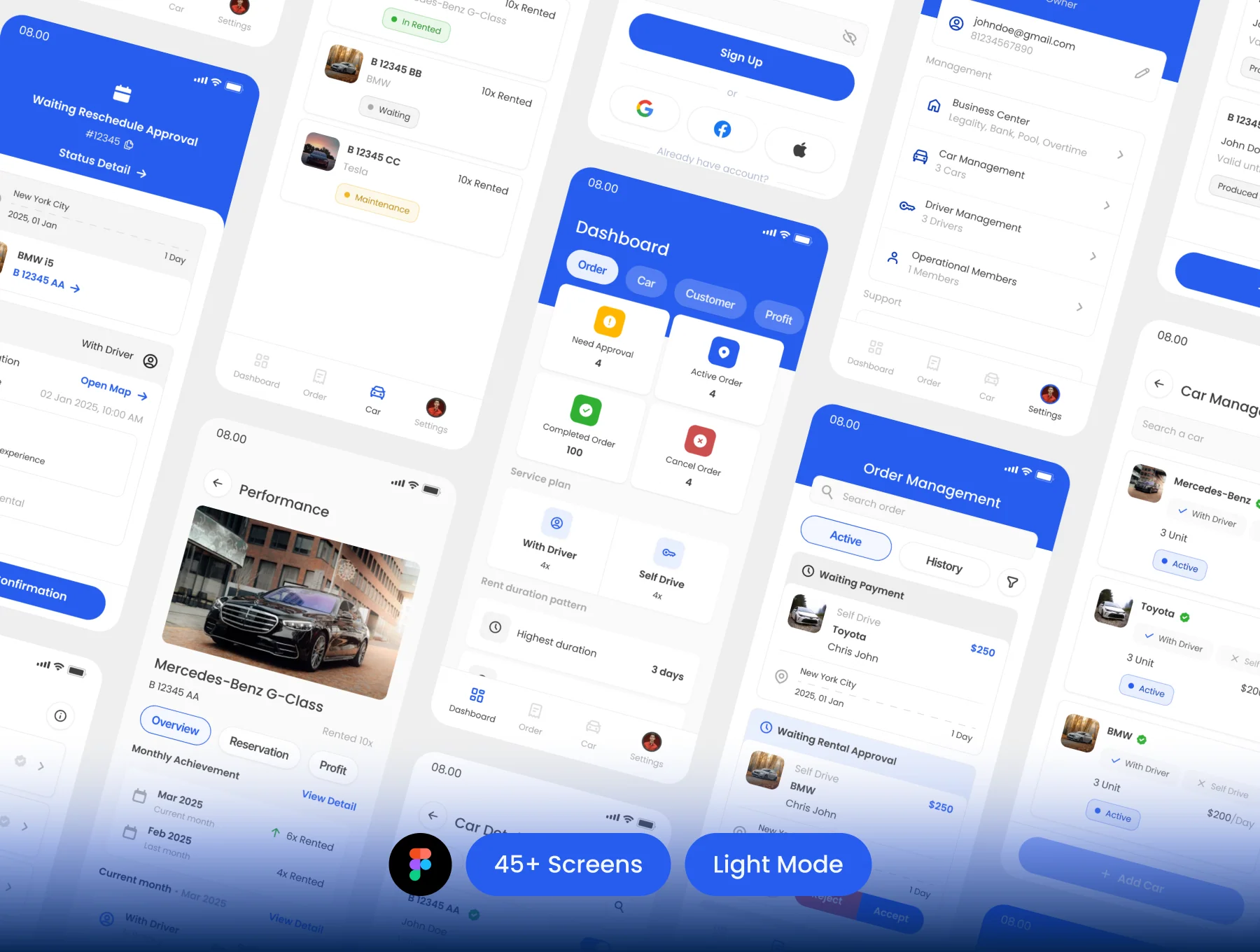 Carenty Partner - Car Rental Owner App UI Kit 4