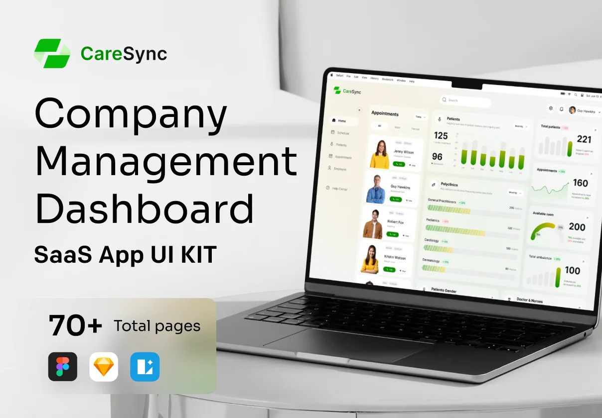 CareSync - SAAS Company Management UI Kit