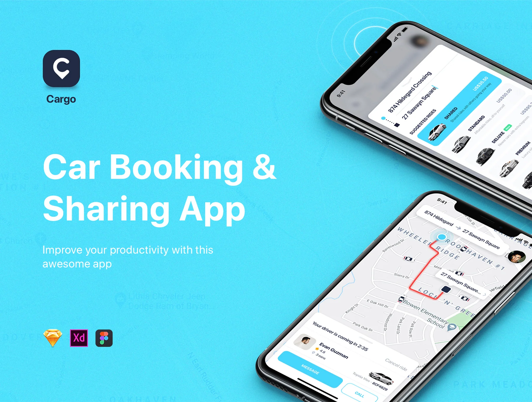 Cargo - Car Booking & Sharing App