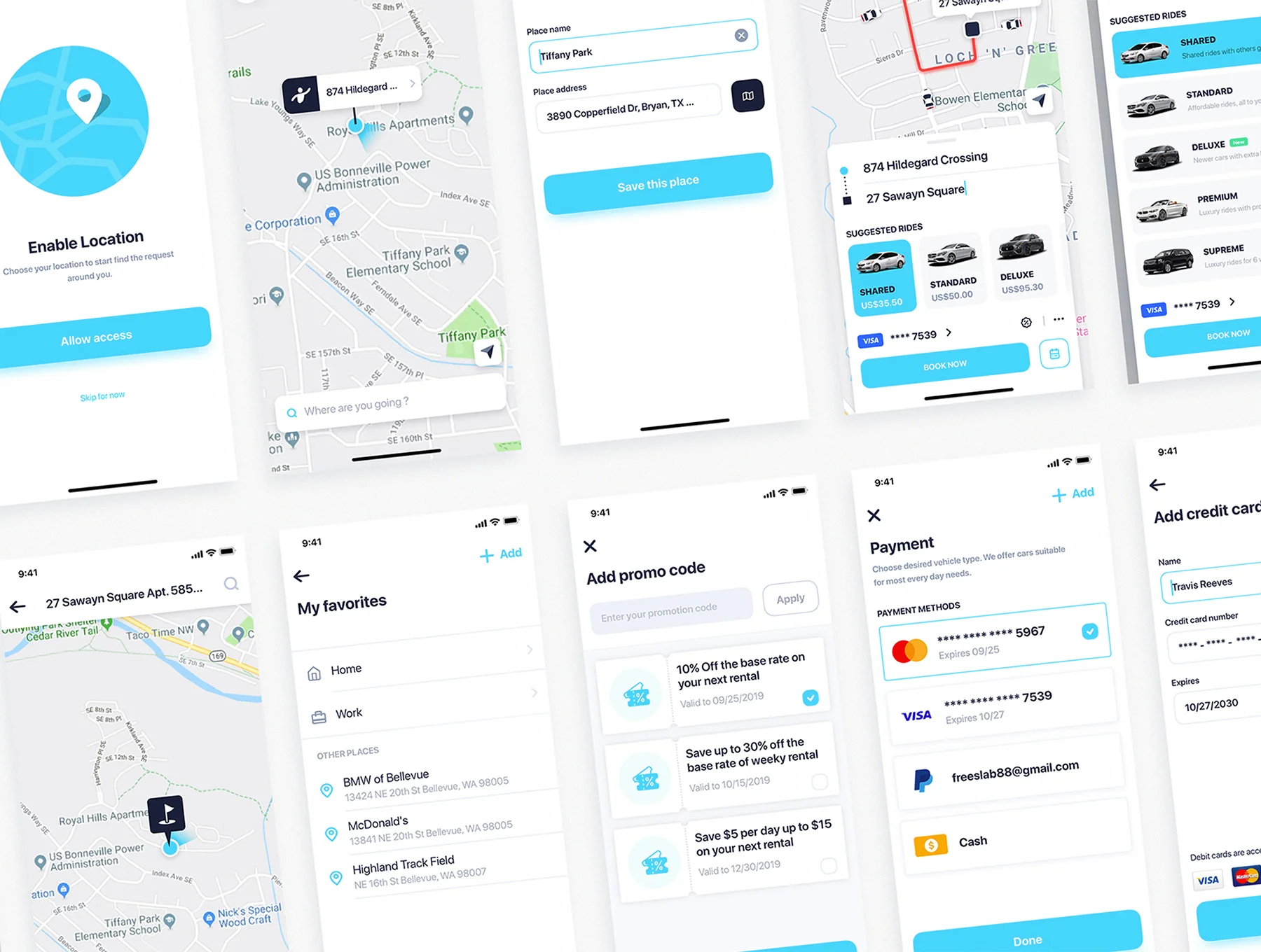 Cargo - Car Booking & Sharing App 8