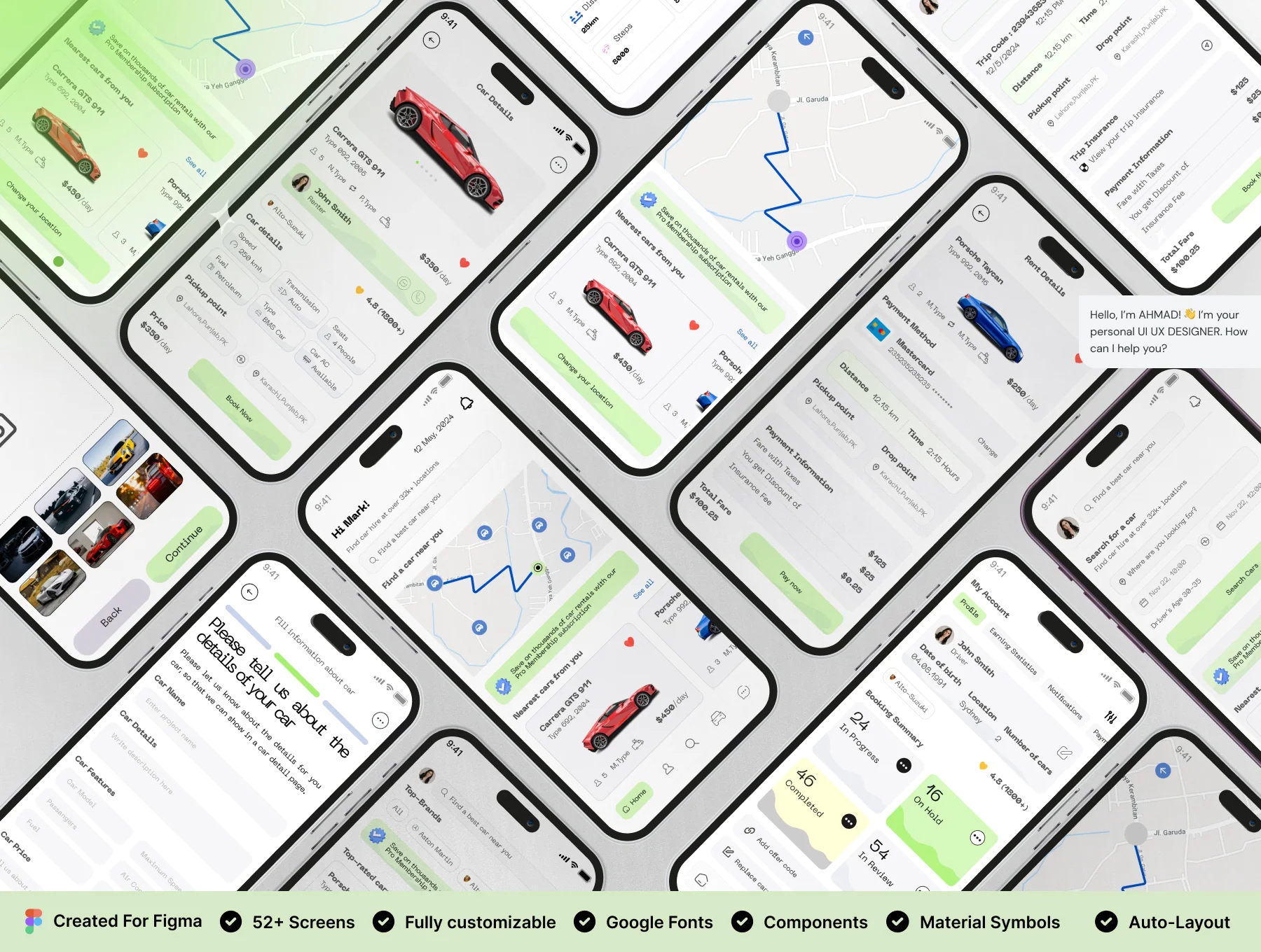 Carhive - Car Rental Mobile App UI Kit 4