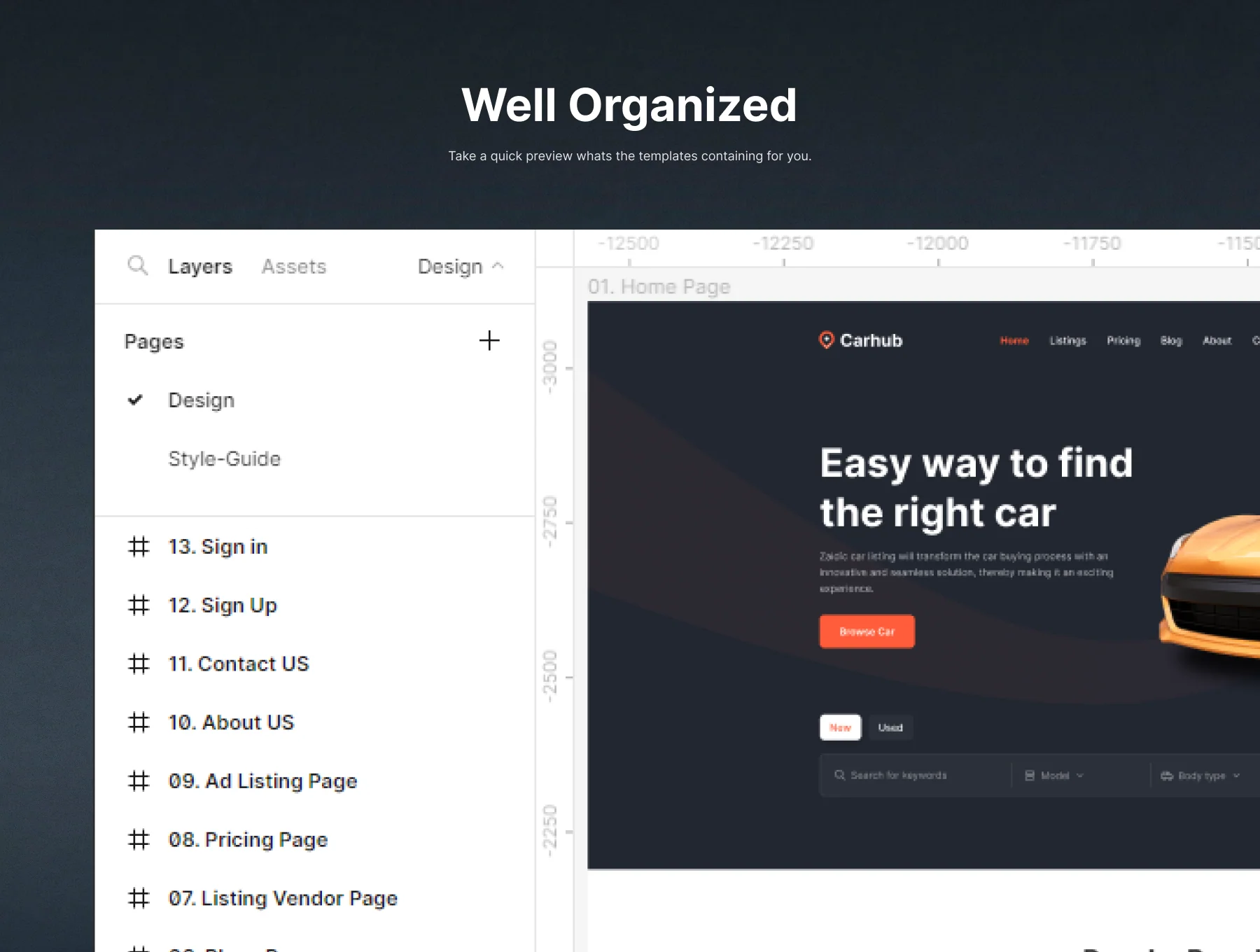 Carhub - Car Dealership & Listing Website UI Kit 5