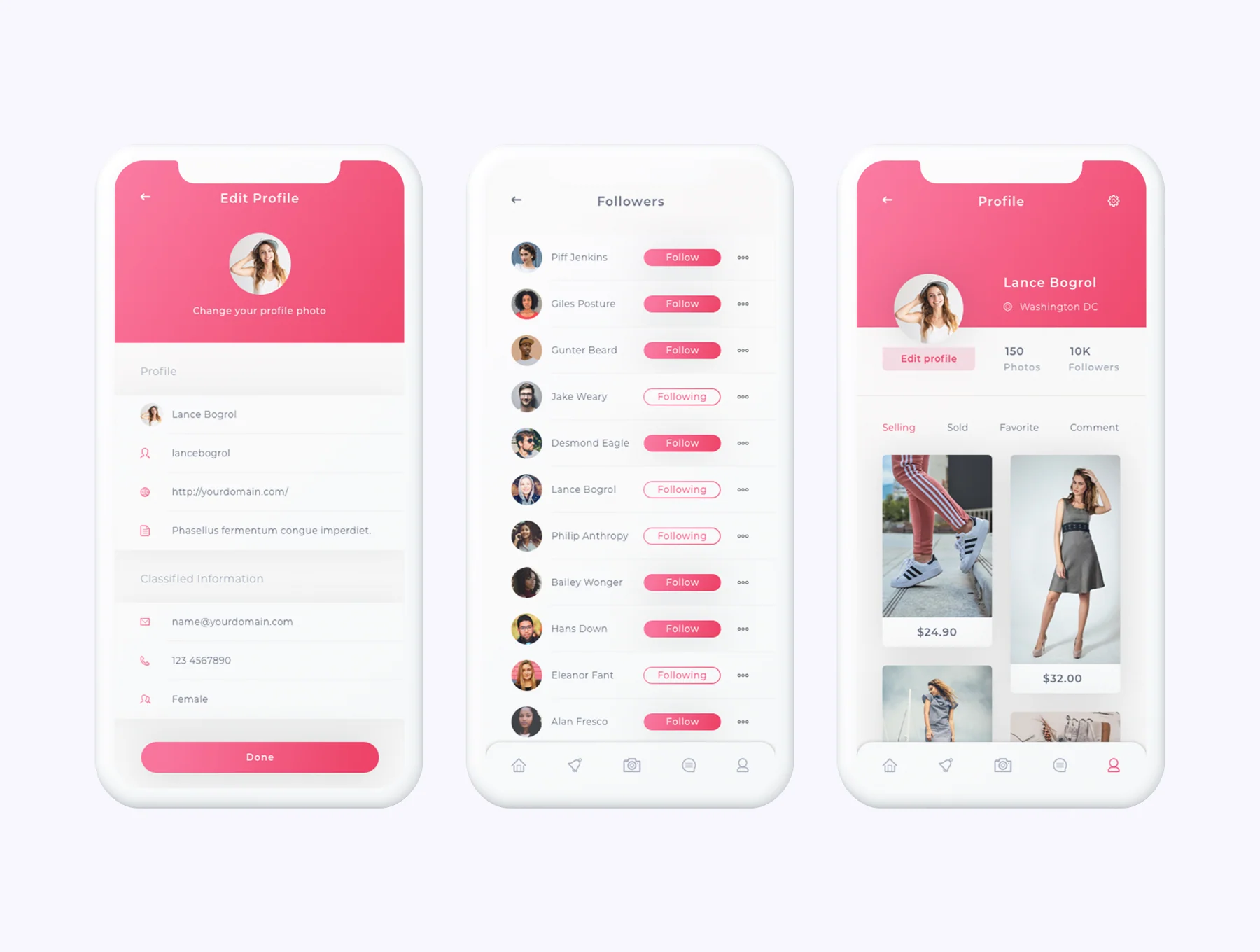 Caria - eCommerce App UI Kit 3