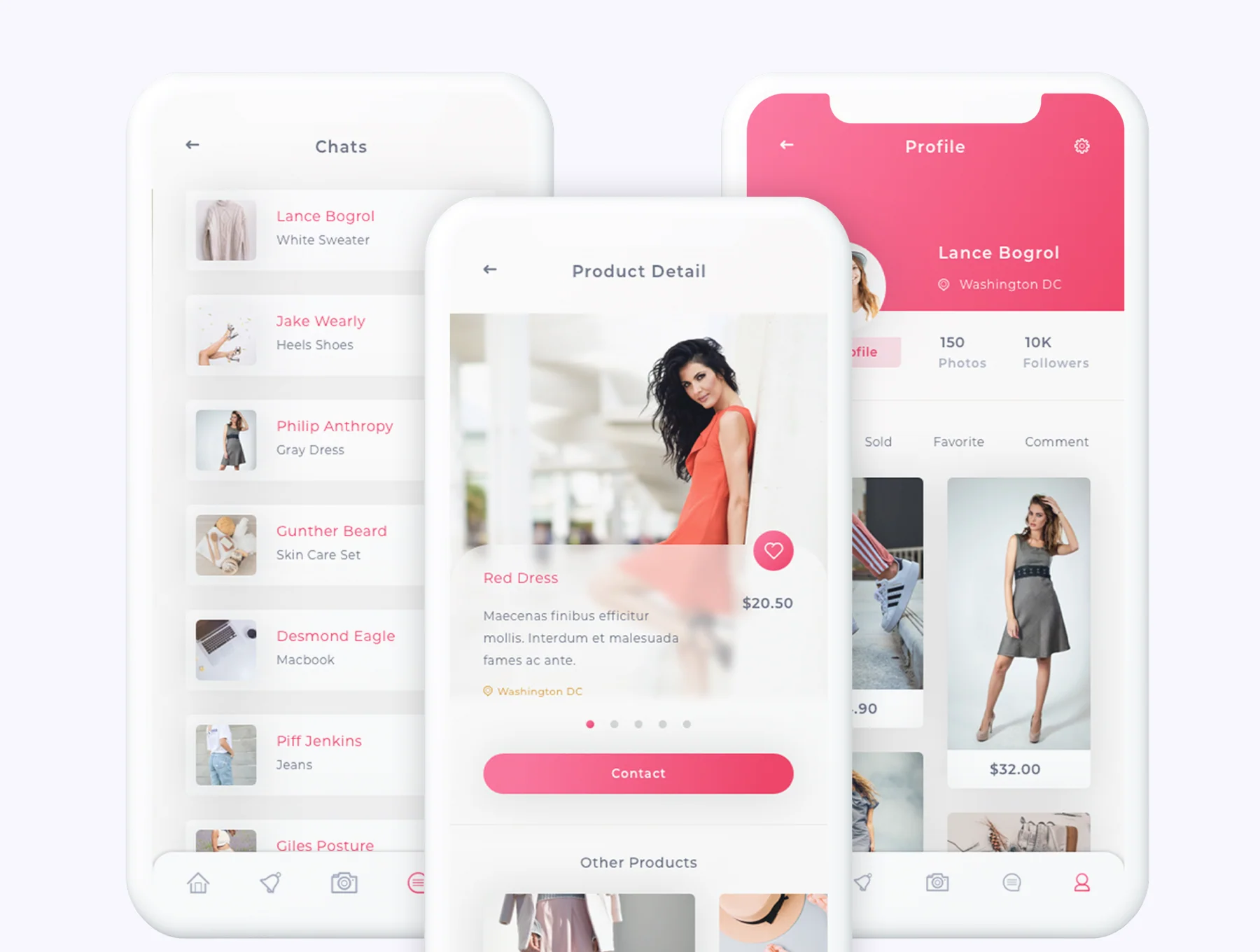 Caria - eCommerce App UI Kit 4
