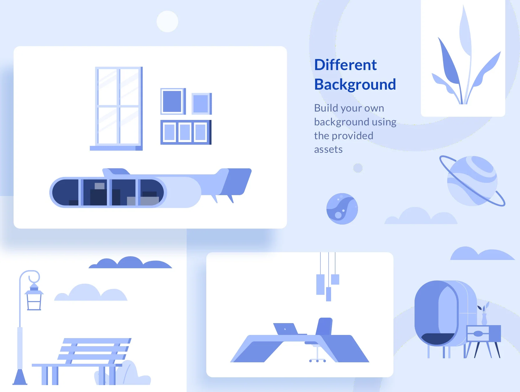 Carica Social-Themed Illustration Kit 3