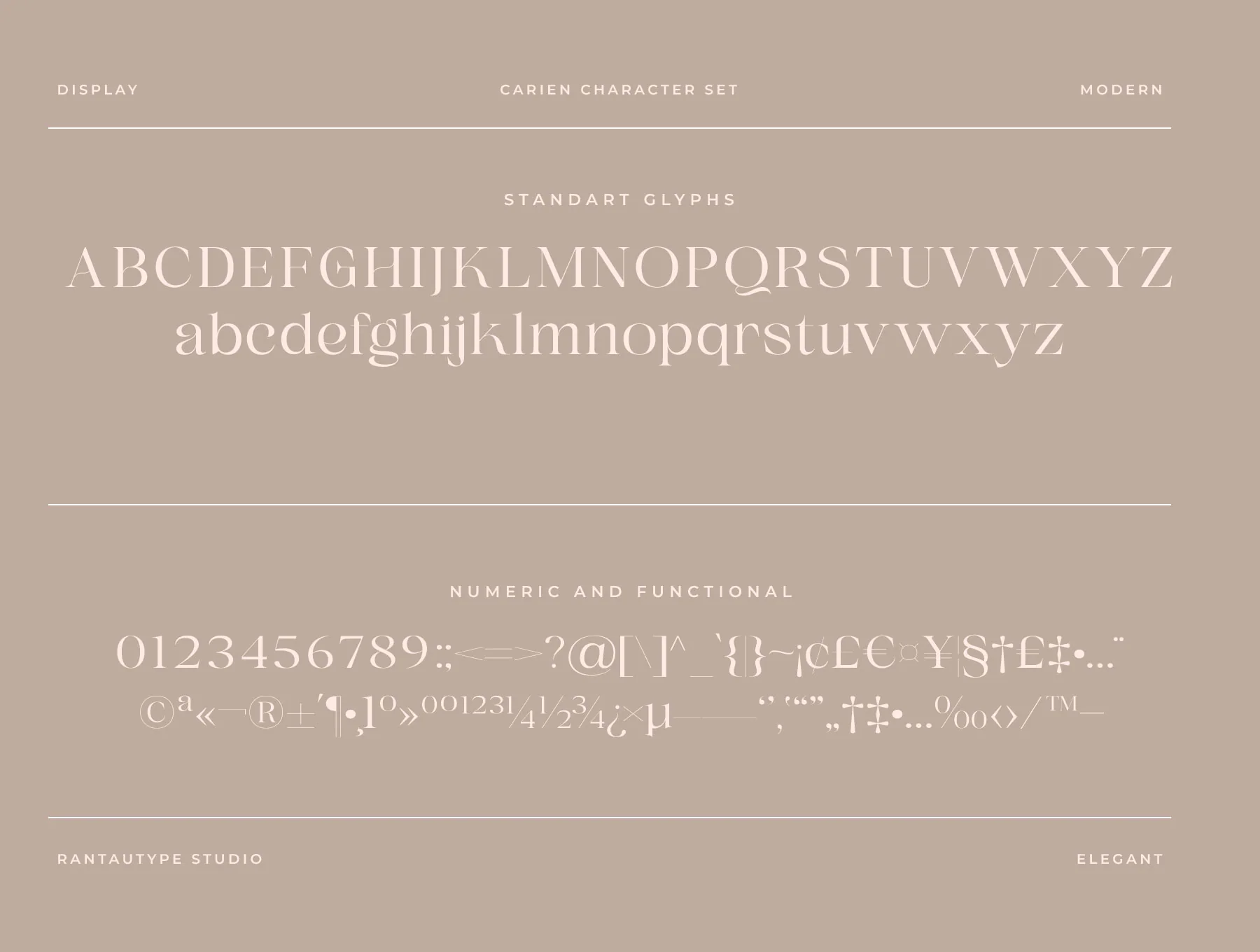 Carien A Modern Serif Font 7