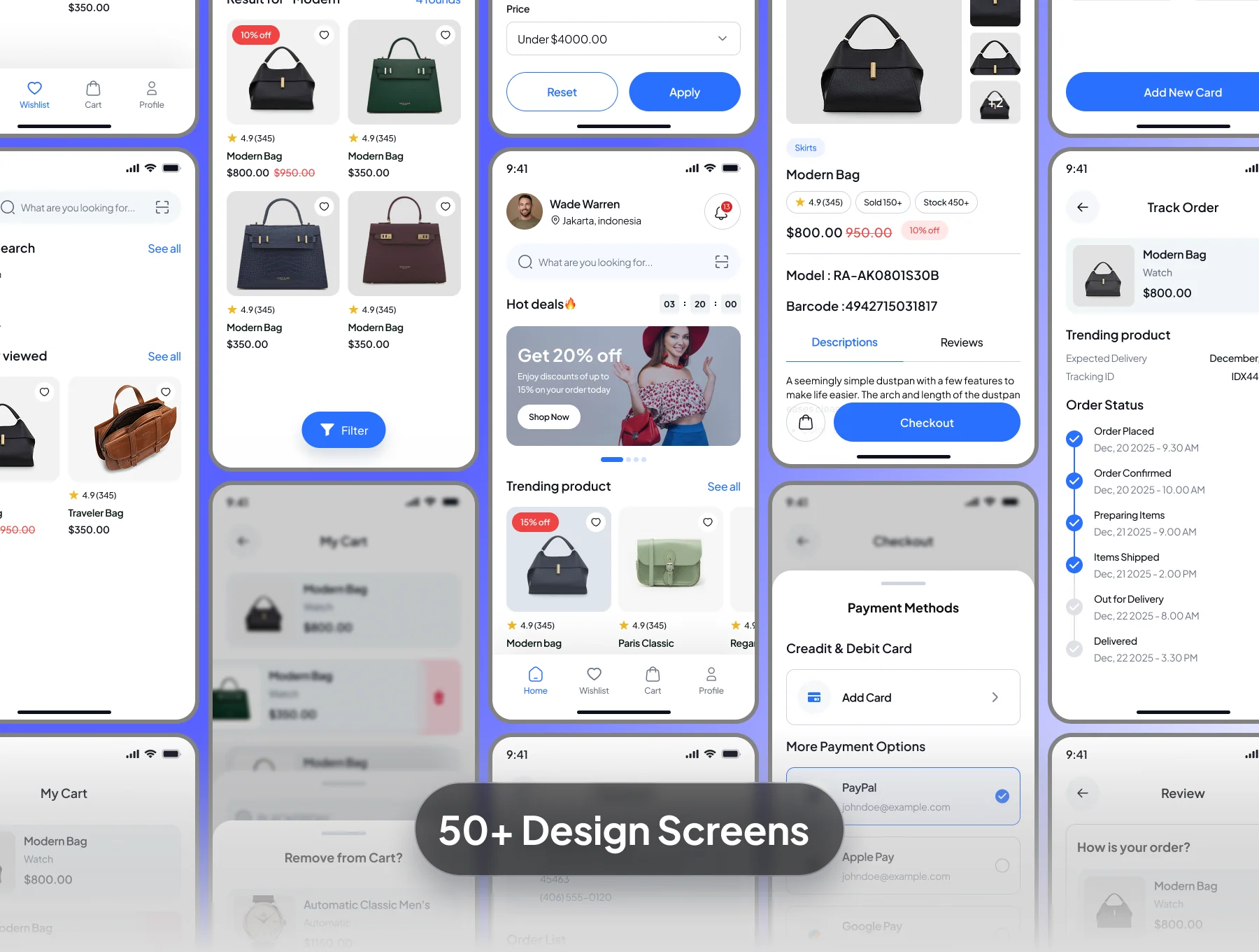 Carivo Bag Store Mobile App Kit 2