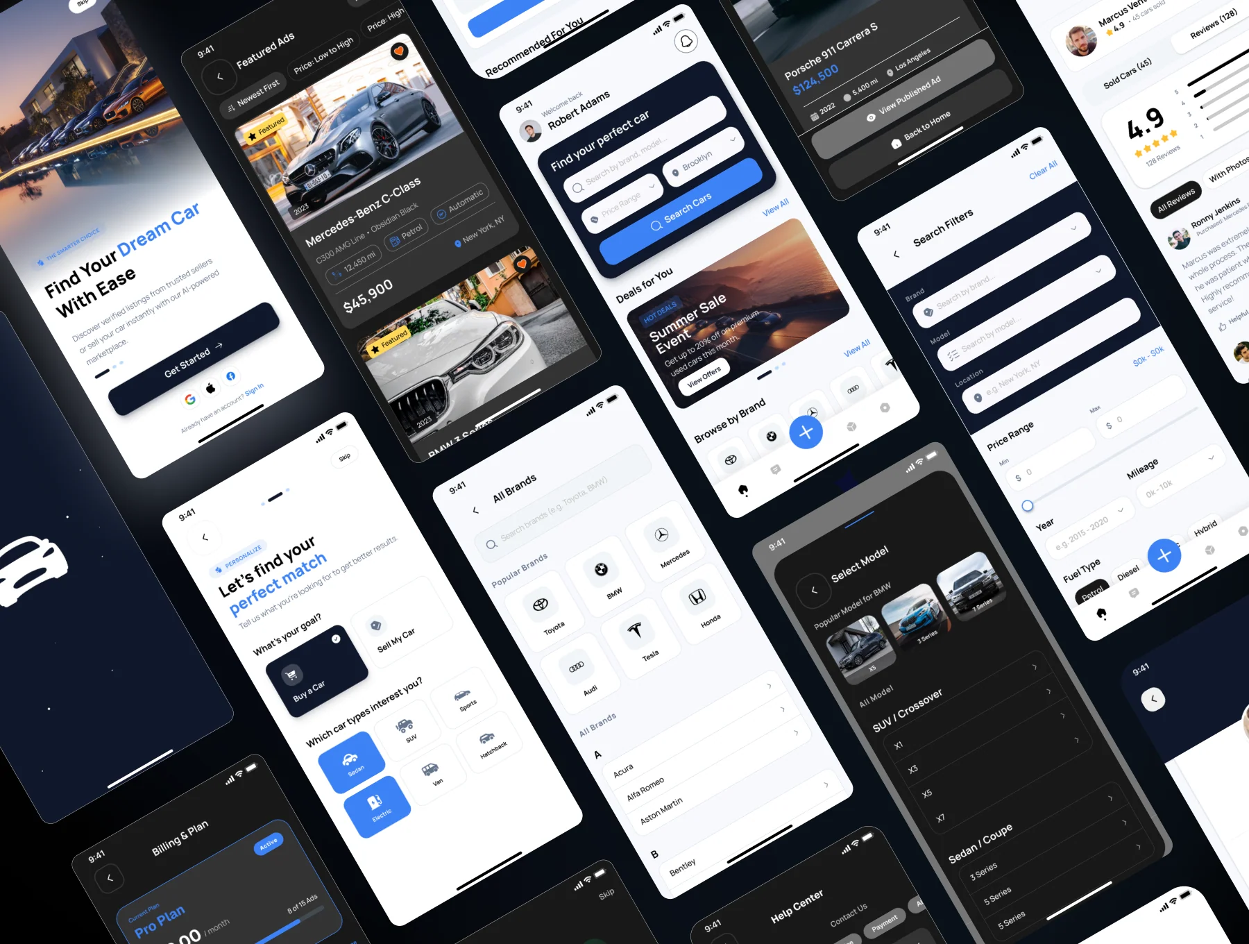 Carivo – Car Classified Marketplace – Mobile Apps UI Kit 2