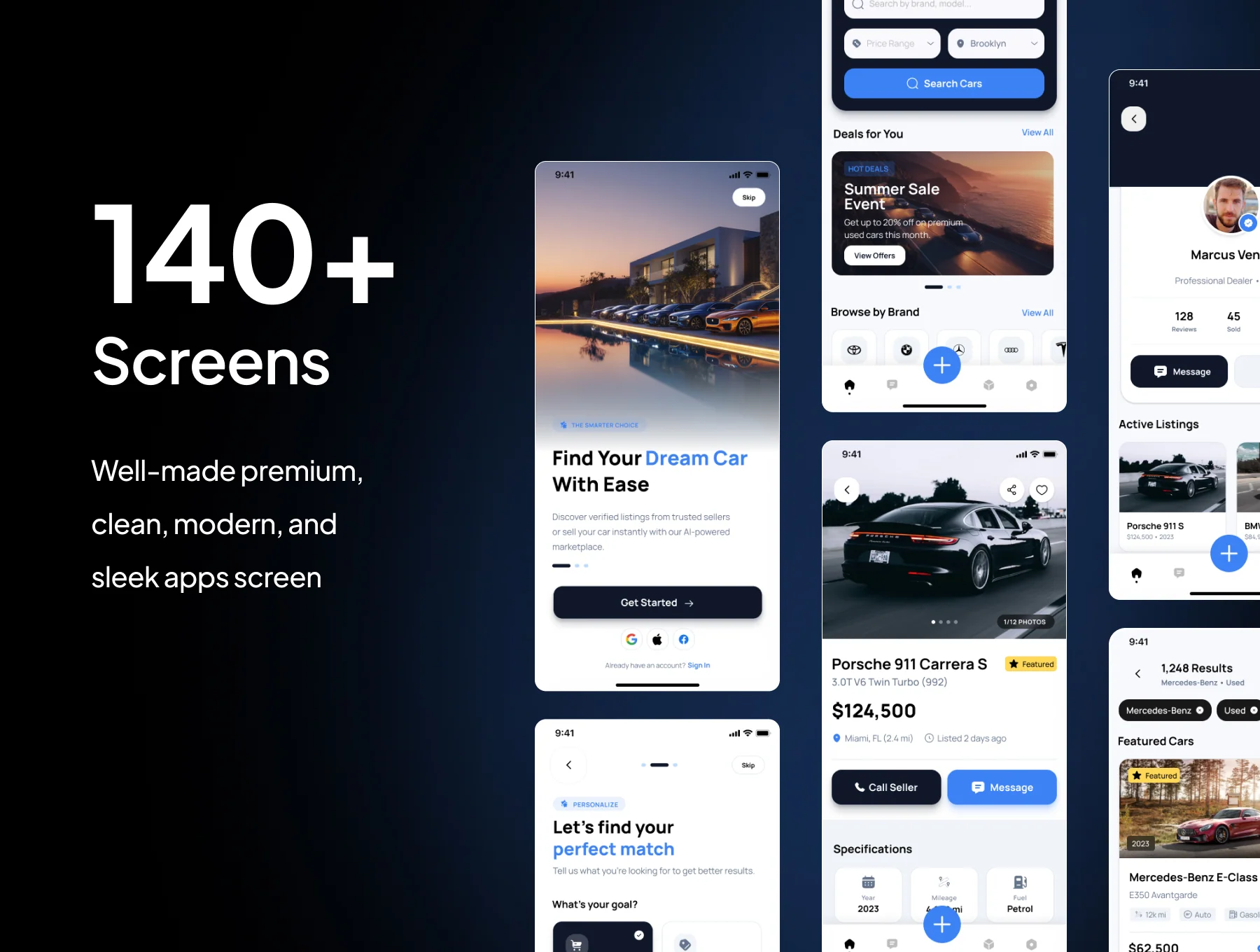 Carivo – Car Classified Marketplace – Mobile Apps UI Kit 3
