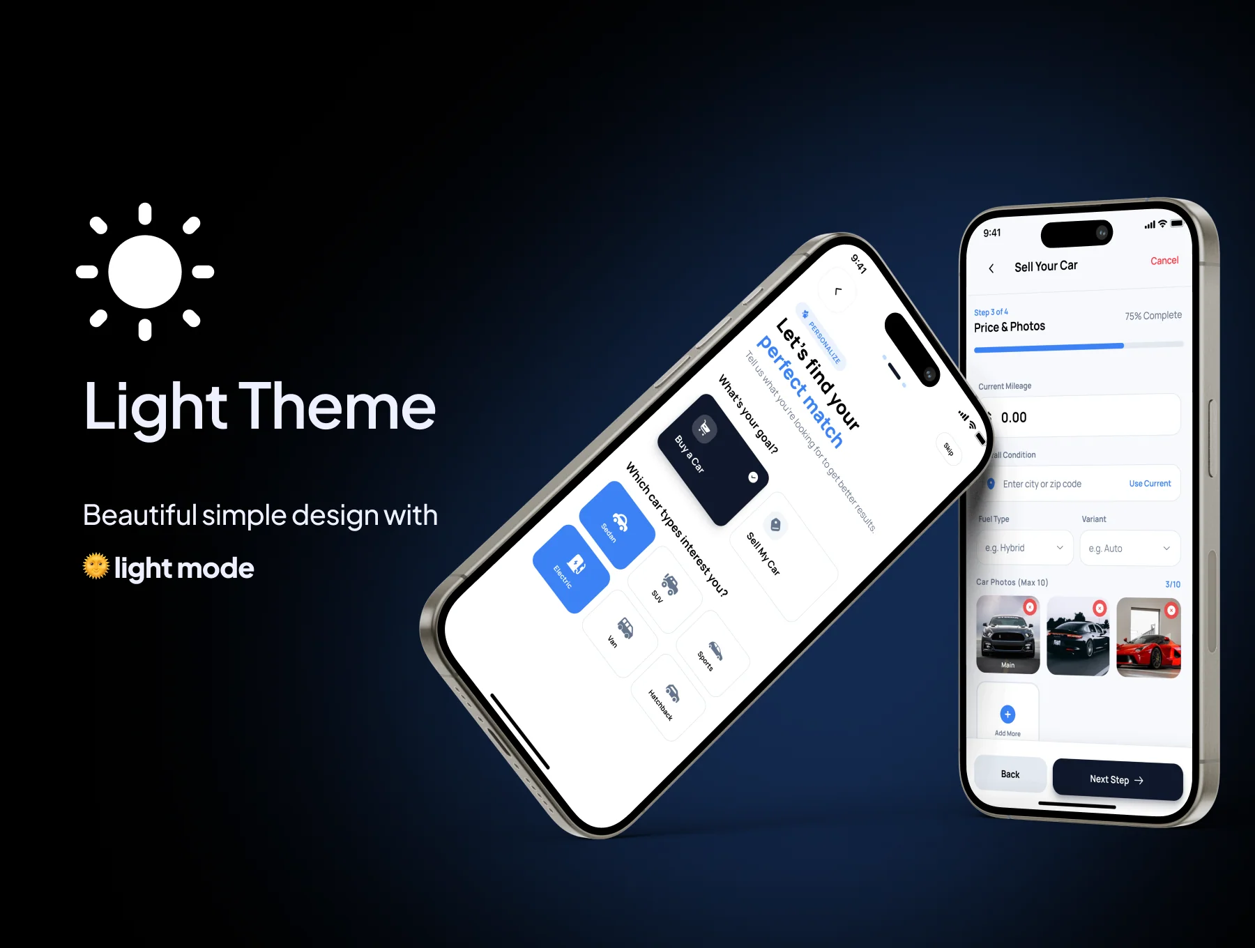 Carivo – Car Classified Marketplace – Mobile Apps UI Kit 6