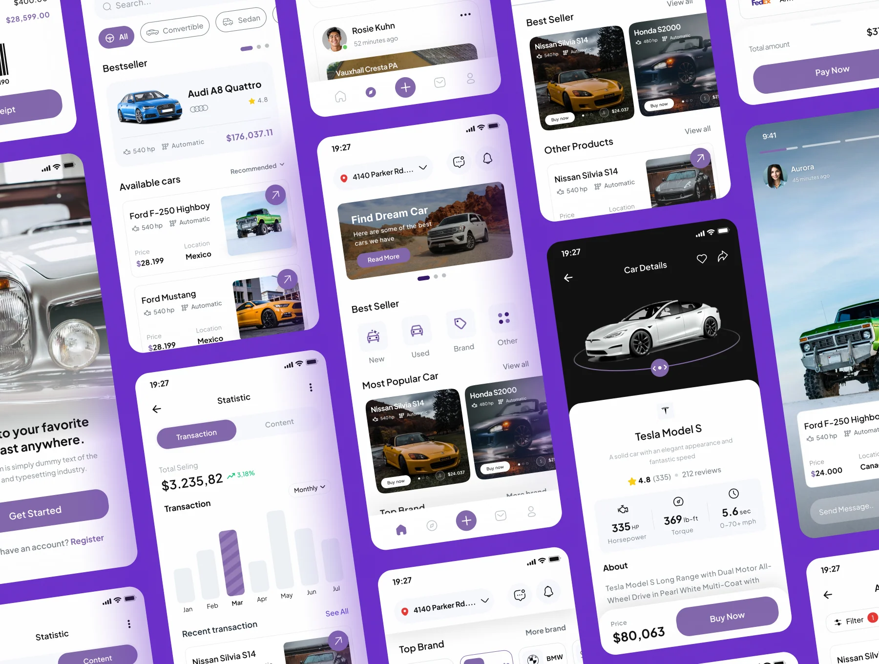 Carlo - Car Marketplace E-Commerce Mobile App UI Kits 5