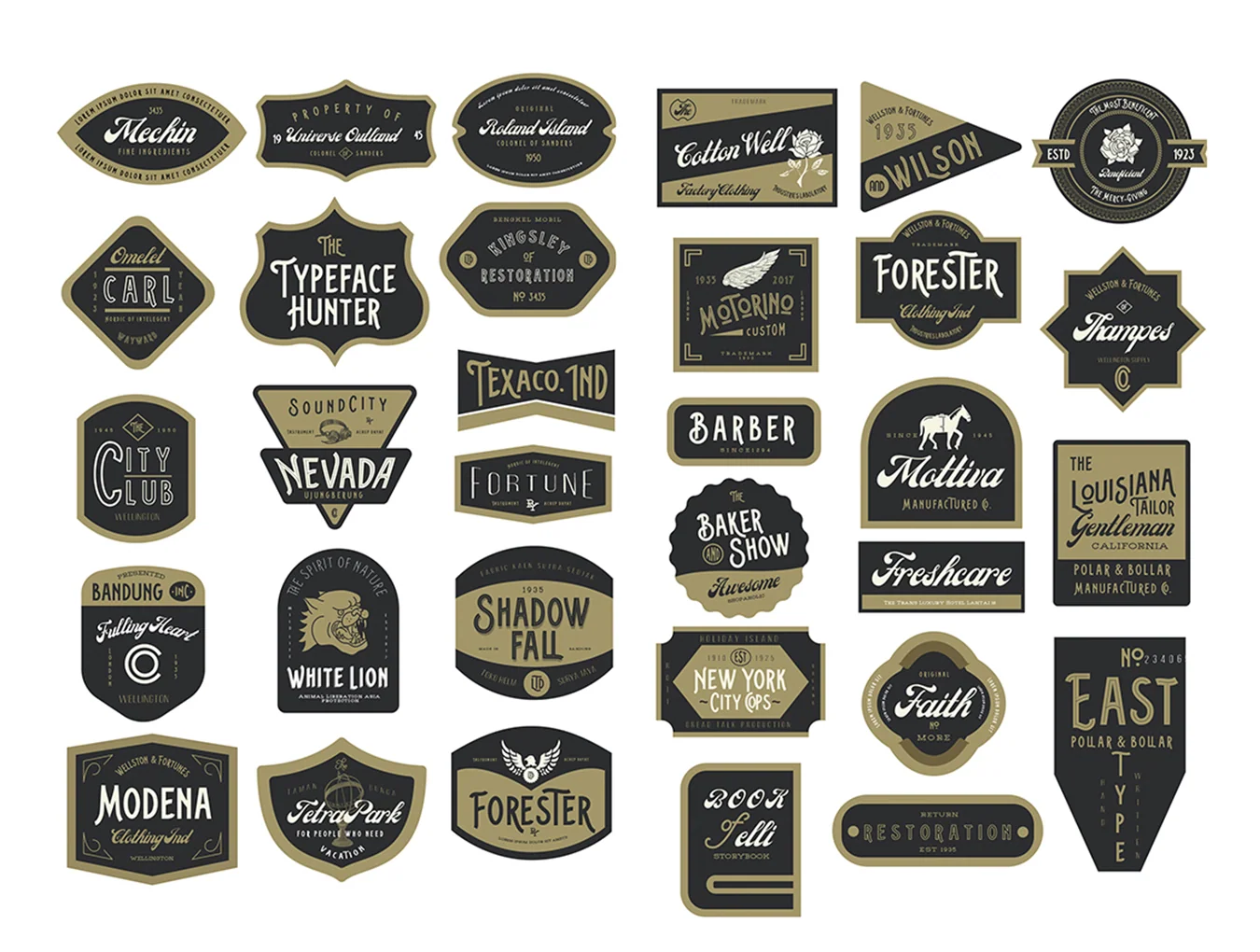 Carlsons Font family 10