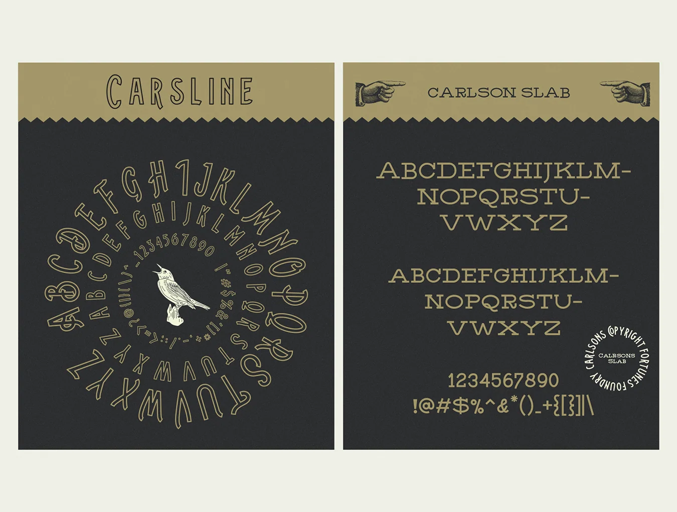 Carlsons Font family 4