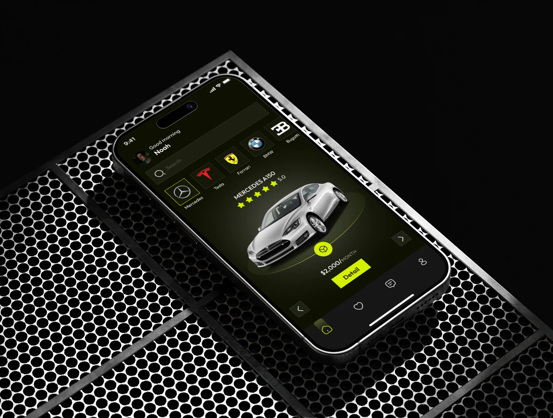 Carly - Car Rental App UI Kit 3