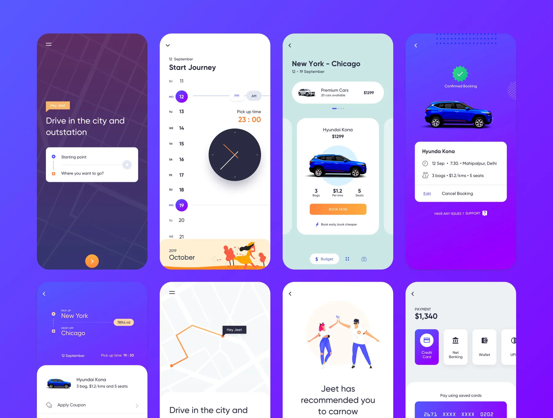 Carnow - buy rent and sell mobile app UI kit 7