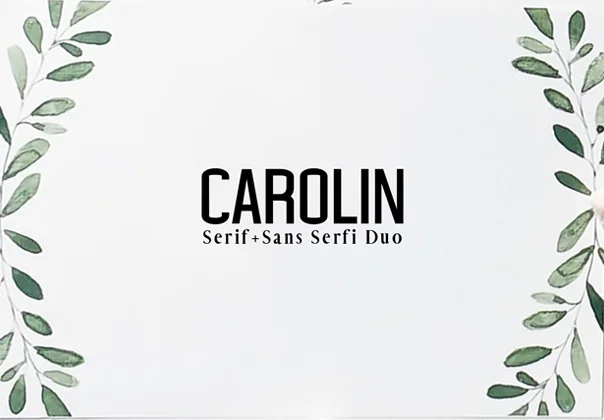 Carolin Duo Font Family