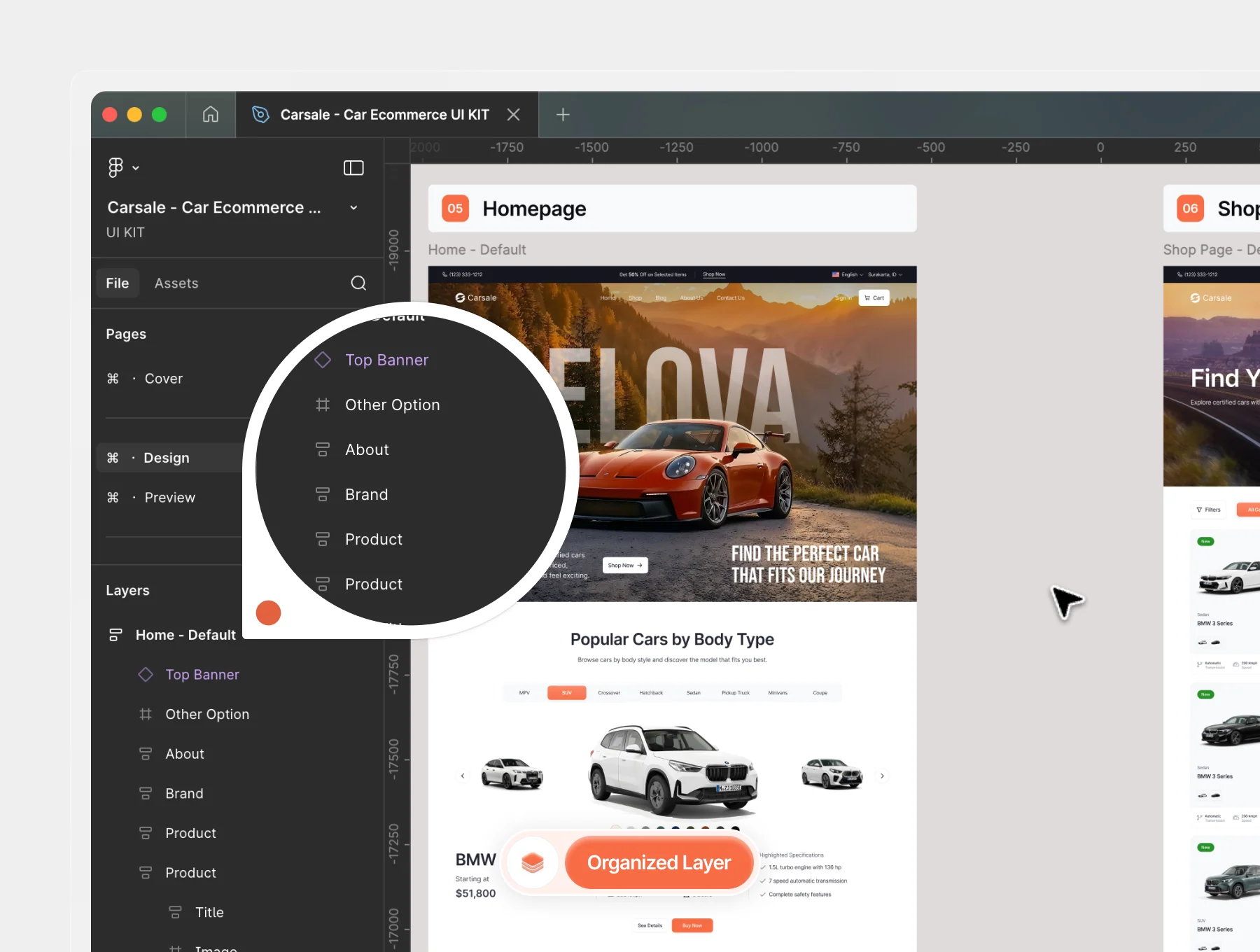 Carsale - Car E Commerce Website UI Kit 6