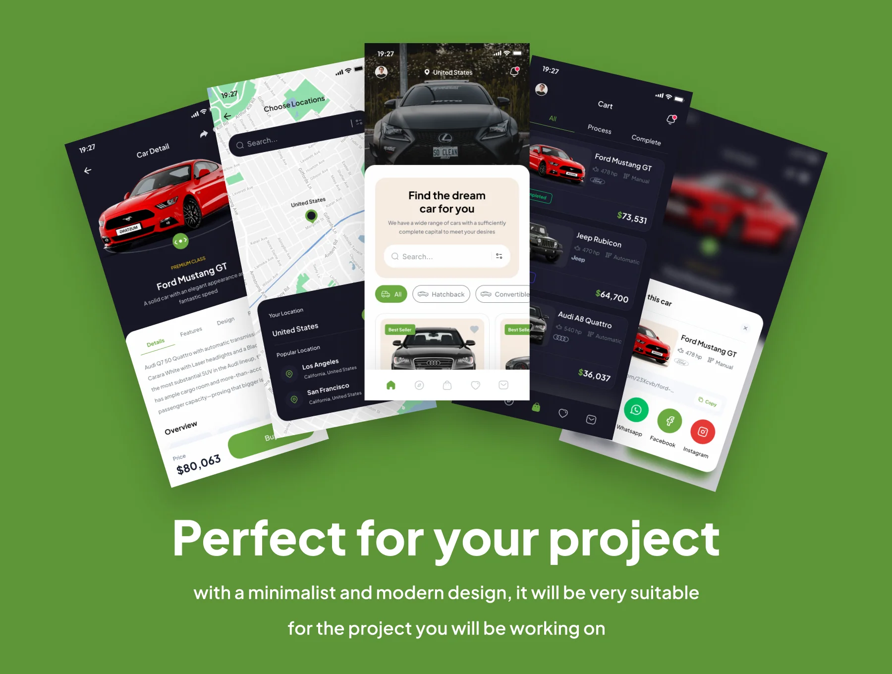 Carsel - Car Marketplace  App UI Kits 4