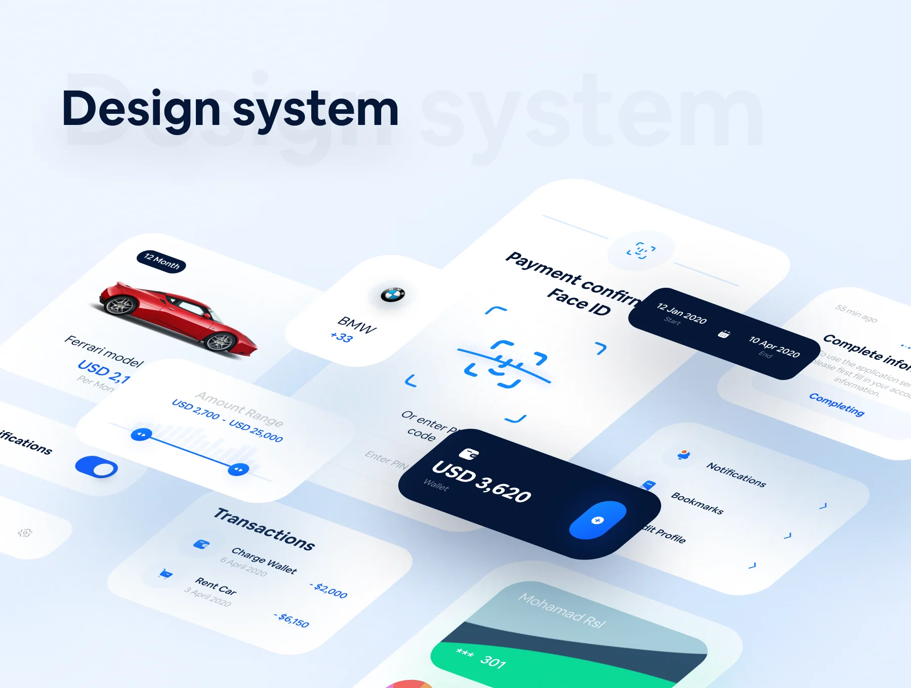 Carsy UI Kit 6