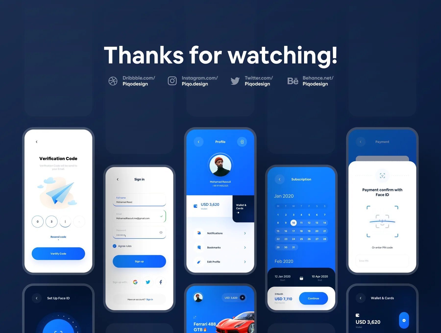 Carsy UI Kit 7
