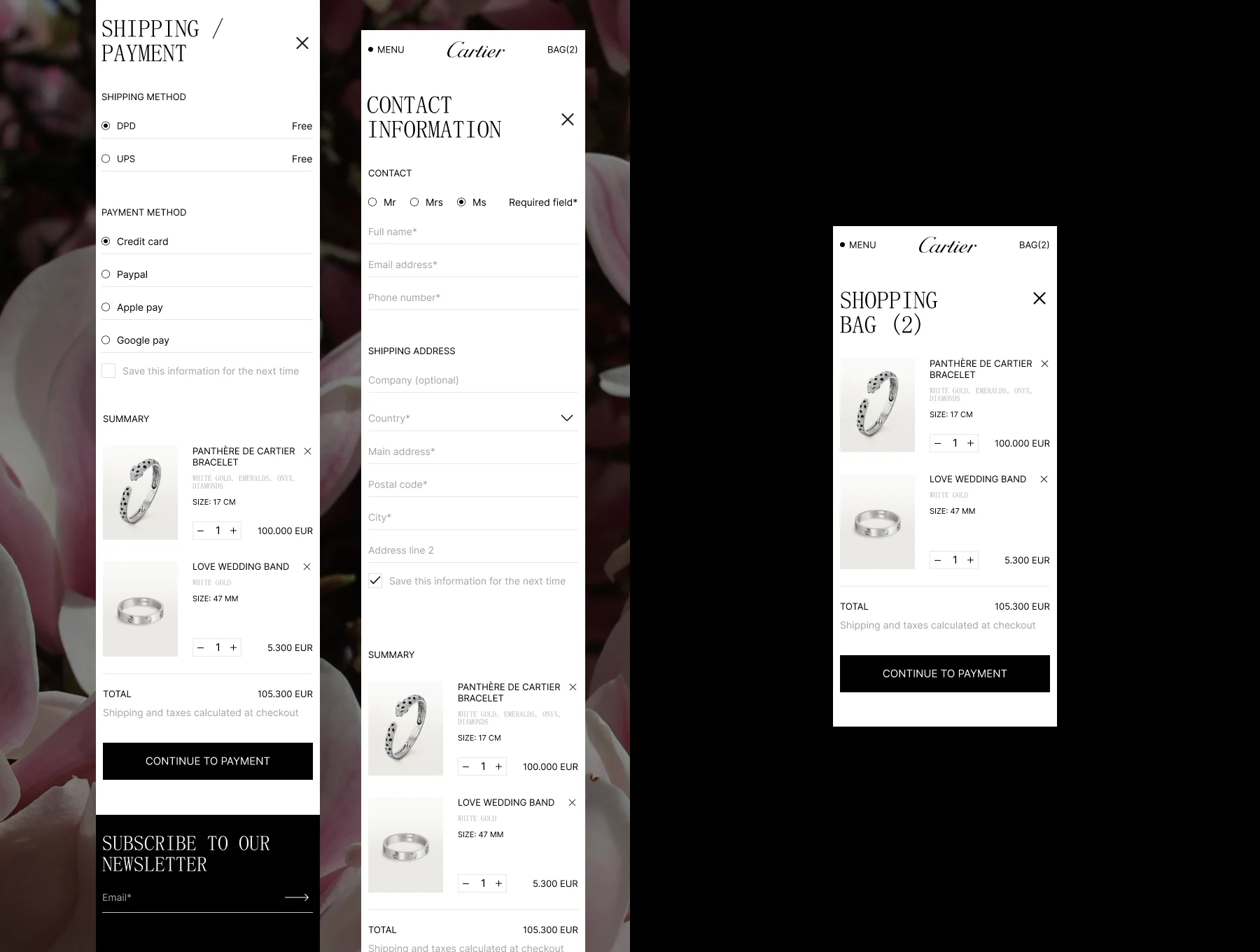 Cartier-Inspired Luxury E-commerce 2