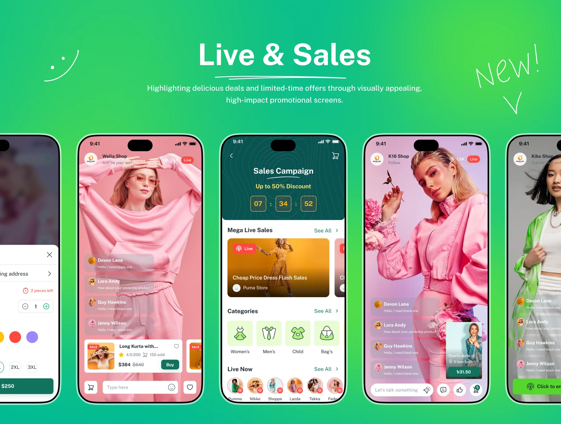 Cartly - Live Shpping HTML PWA Template 5
