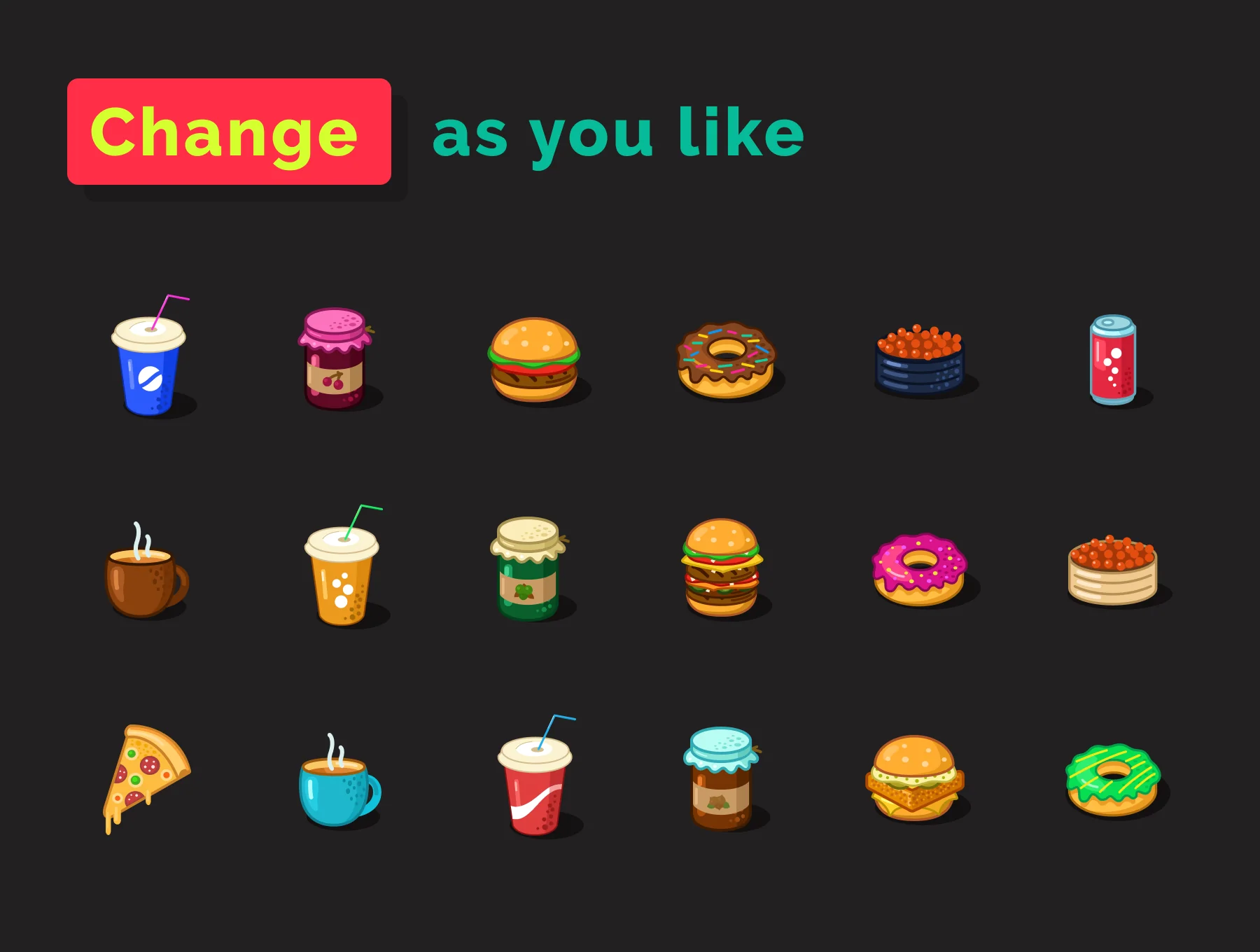 Food Icons Set 3