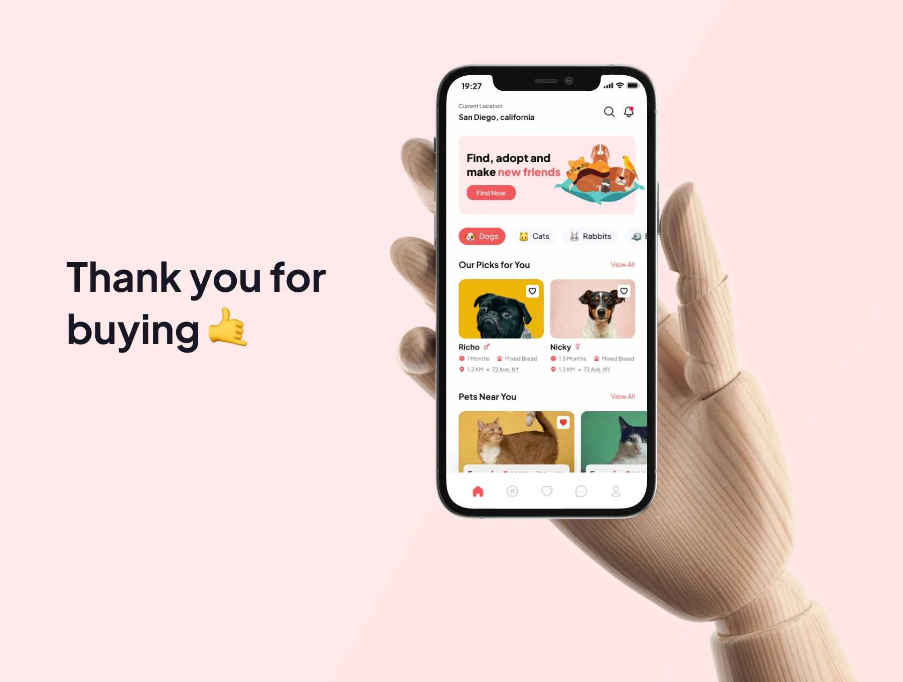 Cartpet - Pet Adoption Premium UI KIts App 6