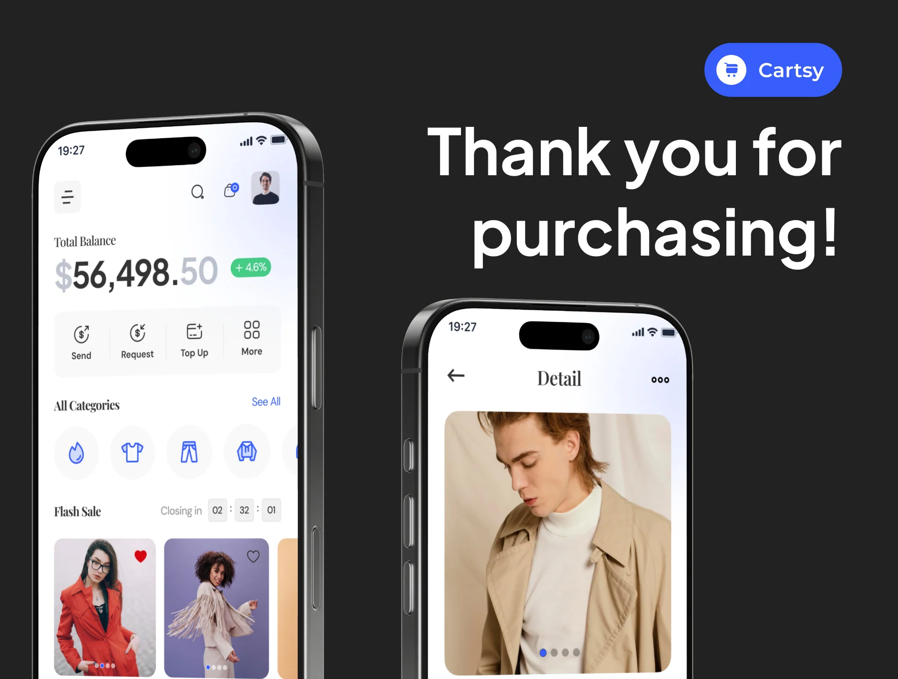 Cartsy - E-Commerce Shop App IOS UI Kits 6