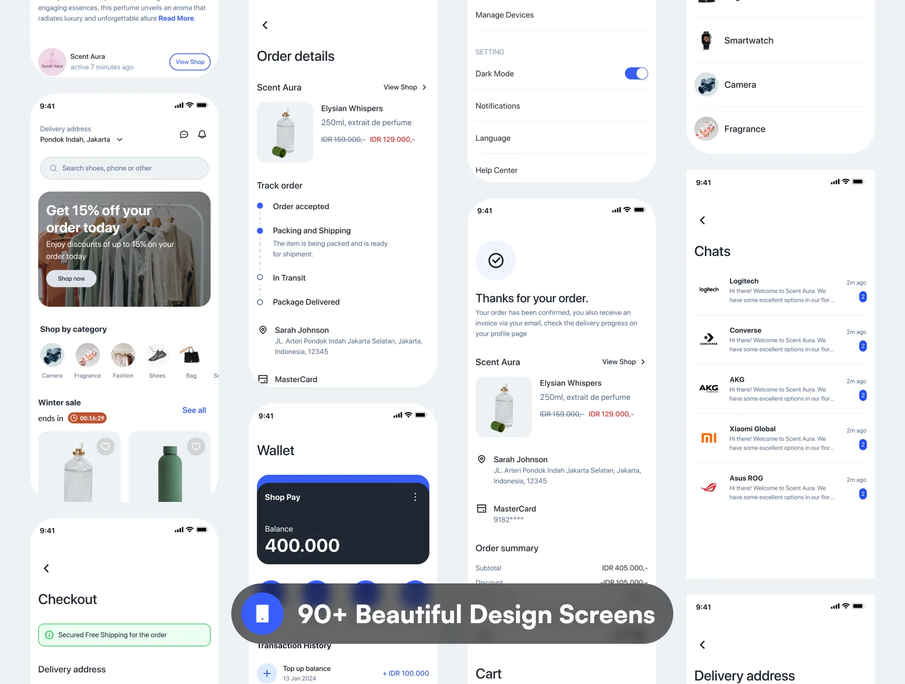 Carty - E Commerce App Premium UI KIT 3