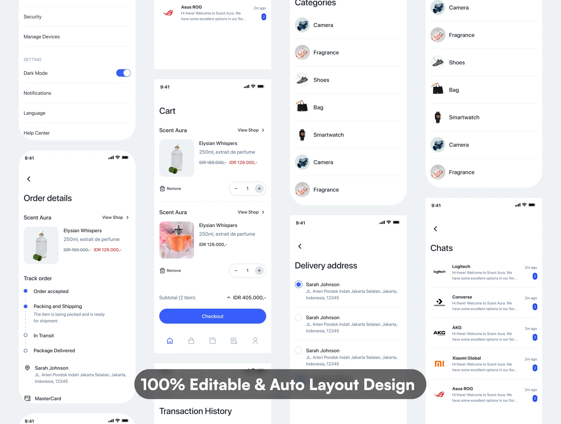 Carty - E Commerce App Premium UI KIT 4