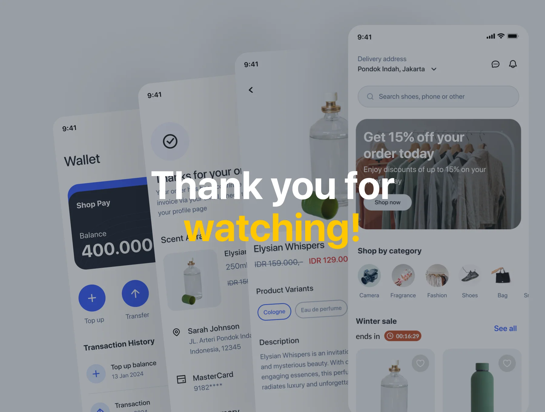 Carty - E Commerce App Premium UI KIT 6